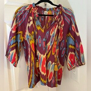 Ivy Jane Multicolor Bohemian Blouse
